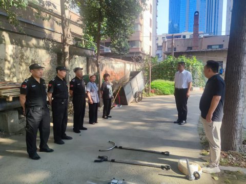 广成保安公司联合同位素研究所办公室及同创物业开展消防应急演练